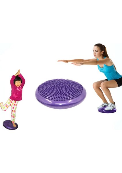 Turuncu Tarzı Şişme Yoga Masaj Topu Dayanıklı Evrensel Spor Salonu Fitness Yoga Egzersiz Wobble Stabilite Denge Disk Masajı cm (Yurt Dışından) modelleri