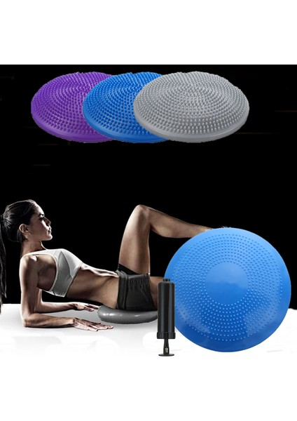 Turuncu Tarzı Şişme Yoga Masaj Topu Dayanıklı Evrensel Spor Salonu Fitness Yoga Egzersiz Wobble Stabilite Denge Disk Masajı cm (Yurt Dışından) indirimleri