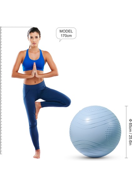 Yeşil Stil Yoga Topu Kalın ve Patlama Önleyici Fitness Topu Kaymaya Karşı Dayanıklı Pilates Egzersiz Topu Denge Egzersizi Için Denge Topu Yoga Eğitimi (Yurt Dışından) fırsatları