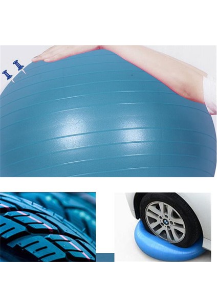 Mavi Stil Spor Yoga Topları Pilates Fitness Topu Spor Salonu Denge Egzersizi Pilates Egzersizi Evde Eğitim Masaj Topu 45CM (Yurt Dışından) indirimleri