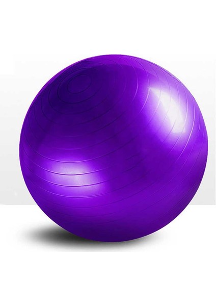 Mor 75CM Tarzı Spor Yoga Topları Pilates Fitness Salonu Denge Fitball Egzersiz Pilates Egzersiz Masaj Topu 65CM 75CM (Yurt Dışından)