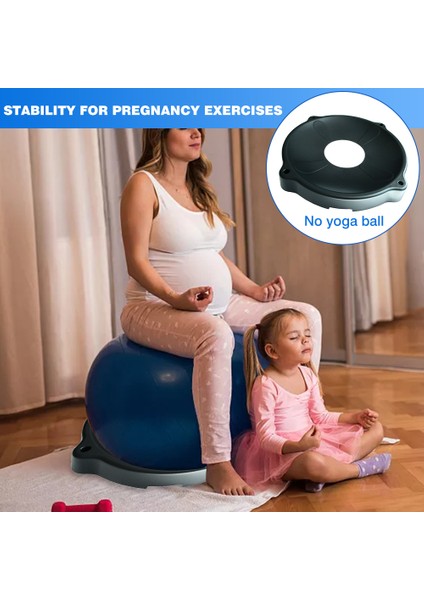 Kulp Stili Olmayan Taban Yoga Topu Alt Sabit Taban Yoga Topu Denge Halkası Çok Fonksiyonlu Spor Yoga Topu Sabit Denge Halkası Kaymaz Denge Standı (Yurt Dışından) modelleri