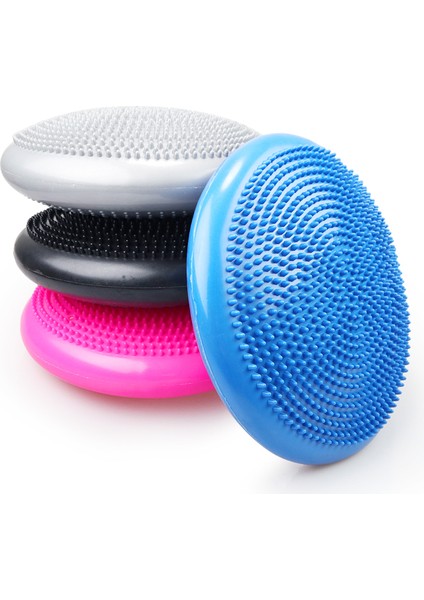 Çoklu Stil cm Şişme Yoga Masaj Topu Dayanıklı Evrensel Spor Salonu Fitness Yoga Wobble Stabilite Denge Diski Masaj Minderi Mat (Yurt Dışından) fırsatları