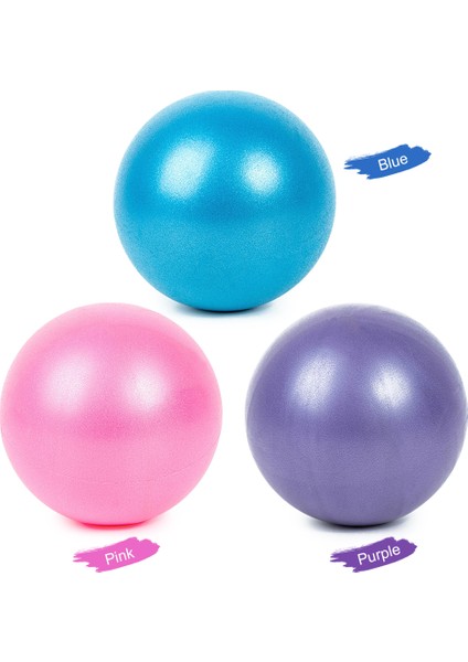 Pembe 1 Adet Tarzı 25CM Ort Yoga Topları Fitness Topu Spor Salonu Dengesi Patlamaya Karşı Kalın Stabilite Topu Mlates Barre Fiziksel Top (Yurt Dışından) indirimleri