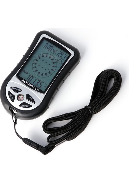Dijital LCD Pusula Barometre Altimetre Termo Sıcaklık Saat Takvim (Yurt Dışından)