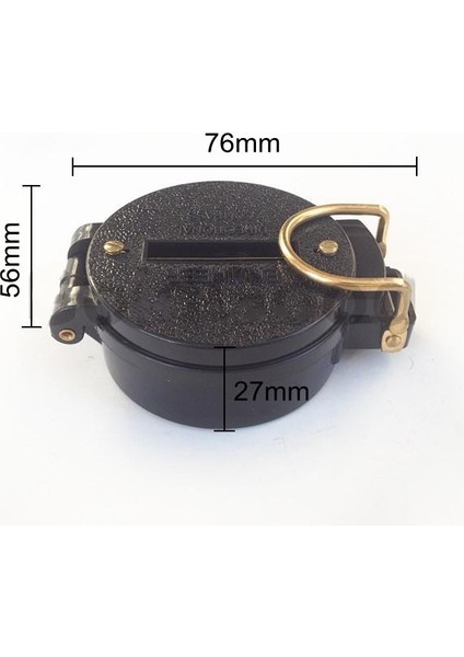 Bir Stil Ortable Katlanır Lens Pusula Askeri Çok Işlevli Pusula Tekne Pusula Panosu Dash Mount Açık Kamp Araçları (Yurt Dışından)