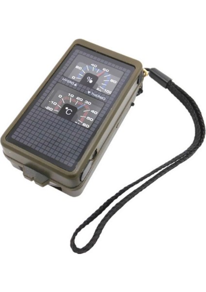 FT0025JG Stili Açık Havada Hayatta Kalma Askeri Kamp Yürüyüş Pusula Araç Kiti Kombinasyonu Pusula Kiti 10-In-1 Çok Fonksiyonlu Hs (Yurt Dışından)