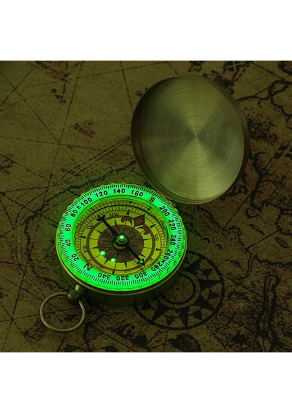 Pusulalar Yüksek Li Kamp Yürüyüş Pirinç Altın Pusula Cebi Retro Taşınabilir Pusula Navigasyon Açık (Yurt Dışından) fiyatları