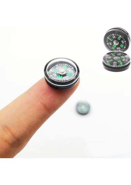 2cm 1 Adet Tarzı Ortable Mini Kamp Yürüyüş Kuzey Navigasyon Elde Taşınabilir Doğru Pusula Hayatta Kalma Pusulaları Düğme Tasarımı Pratik Rehber (Yurt Dışından)