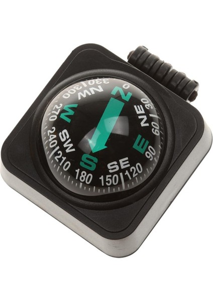 Bisiklet Yönü Işaret Kılavuzu Top Şekilli Pusula Dış Mekan Aksesuarları Ayarlanabilir Navigasyon Panosu Araba Pusulası (Yurt Dışından)