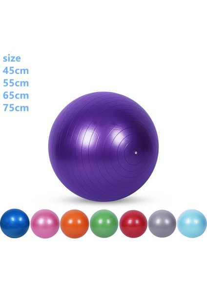 75CM Gri Stil Spor Yoga Topları Bola Pilates Fitness Denge Topu Jimnastik Hamile Denge Fitball Egzersiz Pilates Egzersiz Masaj Topu (Yurt Dışından) fiyatları