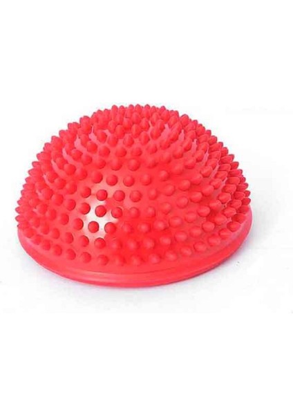 Kırmızı Stil Yoga Yarım Top Fiziksel Fitness Aletleri Egzersiz Dengesi Tükenmez Nokta Masajı Basamak Taşları Denge Bölmeleri Gym Yoga Pilates (Yurt Dışından)