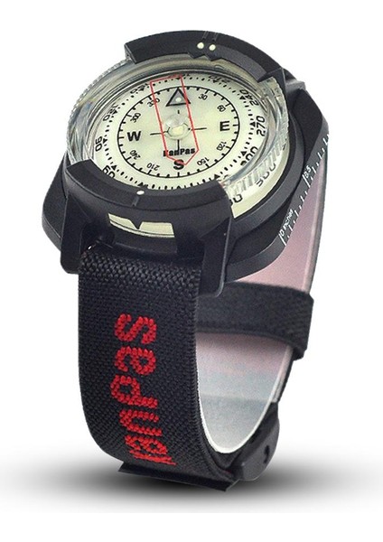 Siyah Stil Açık Pusula Profesyonel 60 M Ft Dalış Pusulası Su Geçirmez Navigatör Dijital Saat Yüzme Dalış Için Tüplü Pusula (Yurt Dışından)