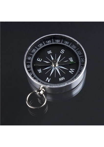 Turuncu Tarzı 1 Adet Anahtarlık Mini Pusula Açık Kamp Yürüyüş Bulma Yolu Hiker Navigator Yardımcı Dişli Survival Anahtarlık Pusula Aracı (Yurt Dışından)