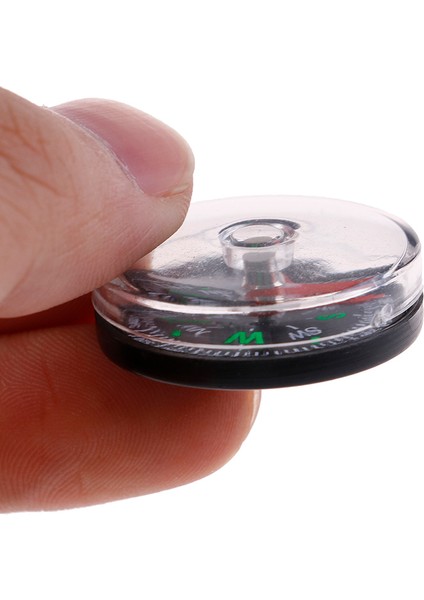 Mavi Stil Amping Tırmanma Yürüyüş Mini Karabina W Anahtarlık Pusula Termometre Askısı Anahtarlık Siyah (Yurt Dışından)