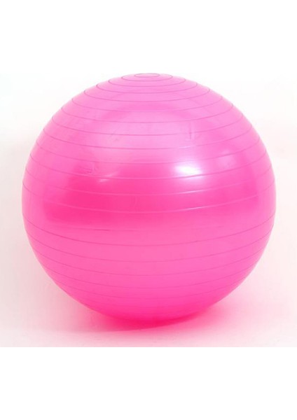 Pembe Stil Spor Yoga Topları Pilates Fitness Topu Spor Salonu Dengesi Fit Topu Egzersiz Pilates Egzersizi Pompalı Masaj Topu (Yurt Dışından)