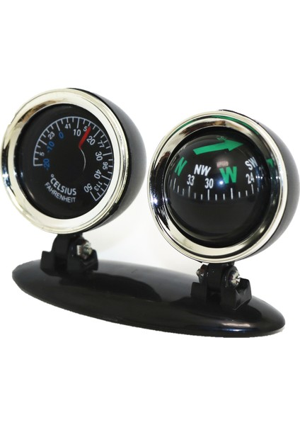 C Stili Araba Pusula Eğim Ölçer Taşınabilir Dayanıklı Abs Elektronik Ayarlanabilir Askeri Deniz Topu Gece Görüş Pusula Tekne Araç Için (Yurt Dışından)