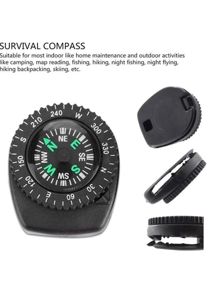 Shiown Tarzı Olarak Paracord Bilezik Için Mini Watch Band Düğme Pusula Survival Mini Cep Pusula Açık Yürüyüş Kamp Aksesuarları (Yurt Dışından) fiyatları