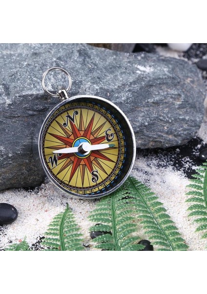 Sarı Stil 1 Adet Açık Kamp Yürüyüş Taşınabilir Pirinç Cep Mini G Yürüyüş Kamp Pusulası Hafif Taşınabilir Anahtarlık (Yurt Dışından) fırsatları