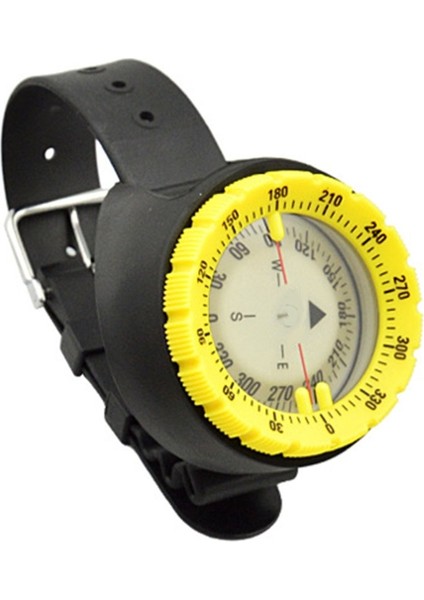 Sarı Stil Sualtı 50M Dalış Pusulası Profesyonel Su Geçirmez Navigatör Yüzme Için Dijital Tüplü Aydınlık Dengeli Izle (Yurt Dışından)