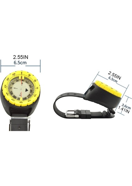 Sarı Stil Sualtı 50M Dalış Pusulası Profesyonel Su Geçirmez Navigatör Yüzme Için Dijital Tüplü Aydınlık Dengeli Izle (Yurt Dışından) fiyatları