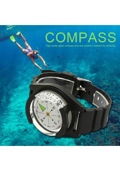 Açık Hava Yürüyüşü Için Su Geçirmez Bilek Pusulası Kamp Dalış Yüksek Hassasiyetli Profesyonel Bilek Dalışı Compa Mft Pusula D (Yurt Dışından) modelleri