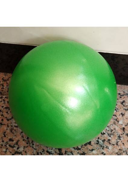 Aq-Yeşil Stil 25CM Yoga Topu Fitness Kalınlaşma Patlamaya Dayanıklı Mat Klip Geri Top Saman Topu Jimnastik Topu Fitness Yoga Masaj Topu (Yurt Dışından)
