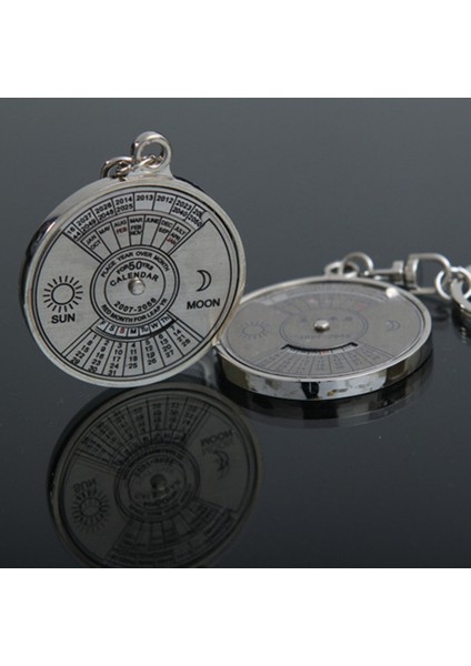 Sıcak! Yıl Takvimi Anahtarlık Mini Metal Halka Pusula Anahtarlık Anahtarlık Yürüyüş Kamp Doğa Sporları Hayatta Kalma Araçları (Yurt Dışından)