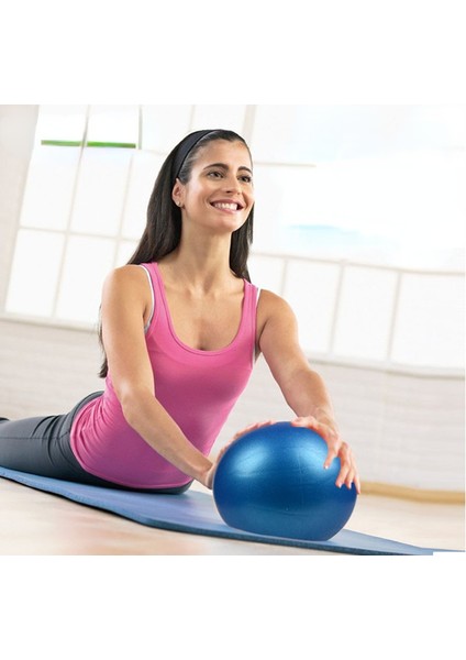 Mor Tarzı 25CM Anti-Basınç Patlamaya Dayanıklı Çap Yoga Egzersiz Jimnastik Salonları Yoga Denge Topu Spor Salonu Ev Eğitimi Mini Yoga Topu (Yurt Dışından)