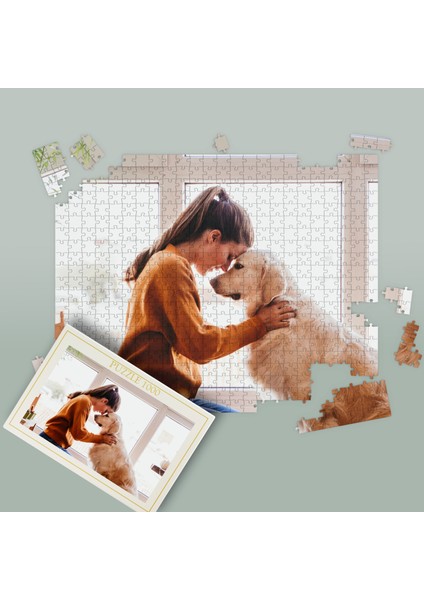 tr Kişiye Özel Tasarımlı Fotoğraf Baskılı Yapboz Puzzle