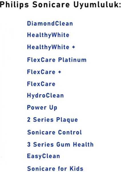 Philips Sonicare HX3210,HX6013,HX6530,HX6730,HX9342,HX9312,HX9372,HX9033,HX9360 Uyumlu 4 Adet