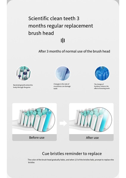 Philips Sonicare HX3210,HX6013,HX6530,HX6730,HX9342,HX9312,HX9372,HX9033,HX9360 Uyumlu 4 Adet