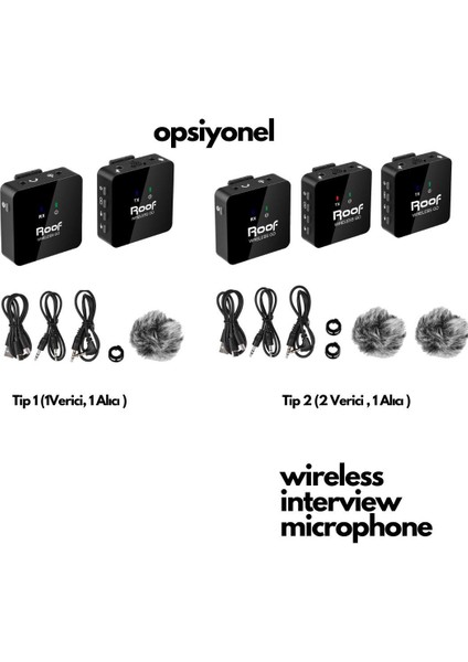 Wireless Go 2 Kişilik Kablosuz Yaka Mikrofonu