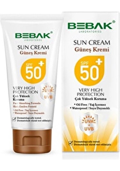 Güneş Kremi 50 Spf 75 ml