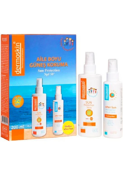 Sun Protection SPF 50+ 200 ml After Sun 100 ml Hediyeli