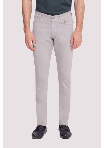 Erkek Gri Slim Fit Üst Cep Kanvas Pantolon fiyatları