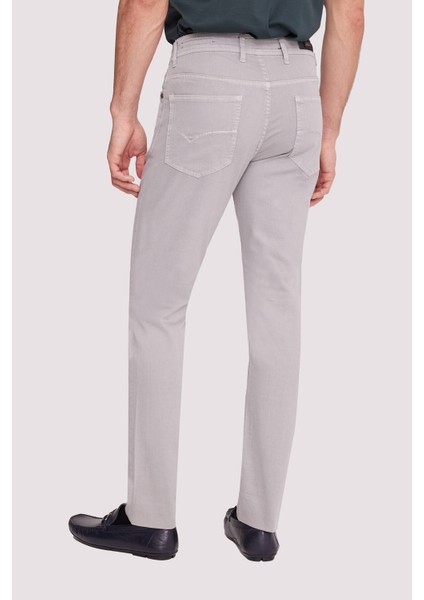 Erkek Gri Slim Fit Üst Cep Kanvas Pantolon fırsatları