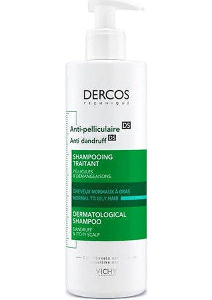 Dercos Şampuan Normal/Yağlı ve Kepekli 390 ml K6022