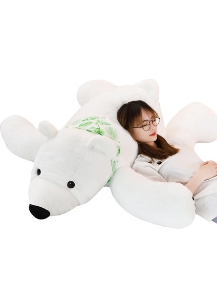 Sevimli Simüle Atkı Kutup Ayısı Peluş Oyuncak Bebek Bez Bebek (Yurt Dışından)