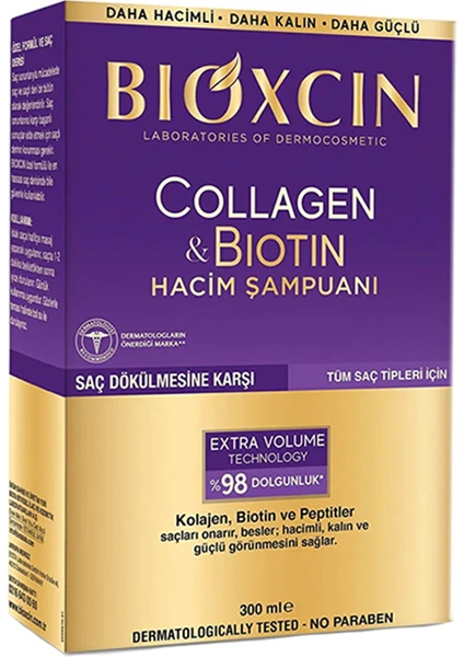 Collagen & Biotin Hacim Şampuan 300 ml