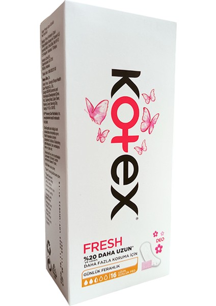 Fresh Deo Günlük Uzun Ped 16 Adet