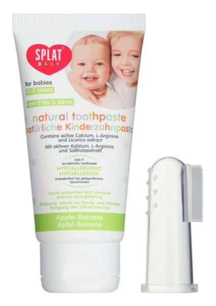 Splat Baby Diş Macunu + Parmak Diş Fırçası 40 ml