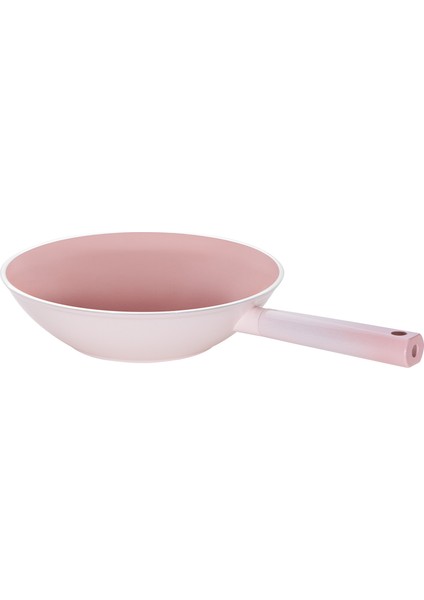 Swiss Crystal Wok Tava Pembe 28 cm