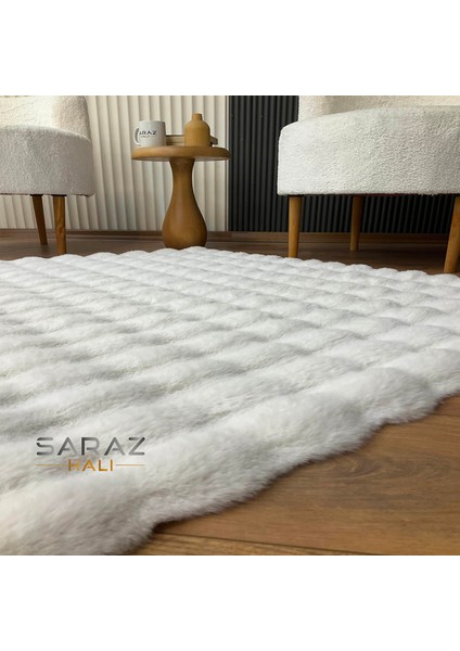 Bubble Tavşan Post Yumuşacık Tavşan Tüyü Kaymaz Yıkanabilir Beyaz fiyatları