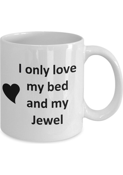 Jewel Lover Kupa - Kedi Köpek Kuş Evcil Hayvan Adı - Love My Jewel Adı Kahve - Ingilizce Kupa fiyatları