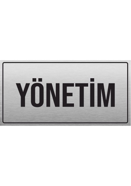 Yönetim Yönlendirme Levhası Metal Pr-10