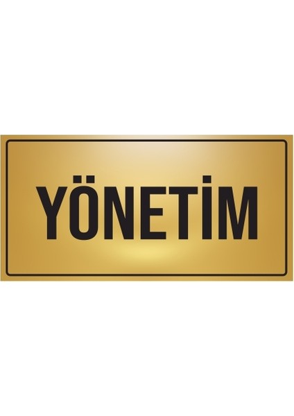 Yönetim Yönlendirme Levhası Metal PR-10A