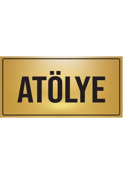 Atölye Yönlendirme Levhası Metal PR-12A