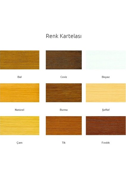 Prime Su Bazlı Renkli Ahşap Vernik 0,75 Lt fiyatları