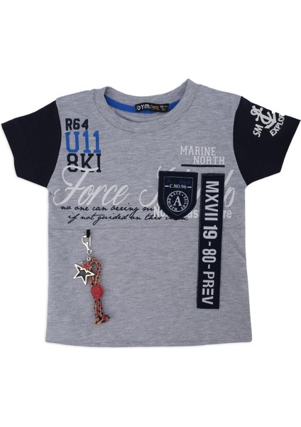 Erkek Çocuk Yazı Baskılı Yazlık T-Shirt Şort 2'li Alt Üst Takım fiyatları